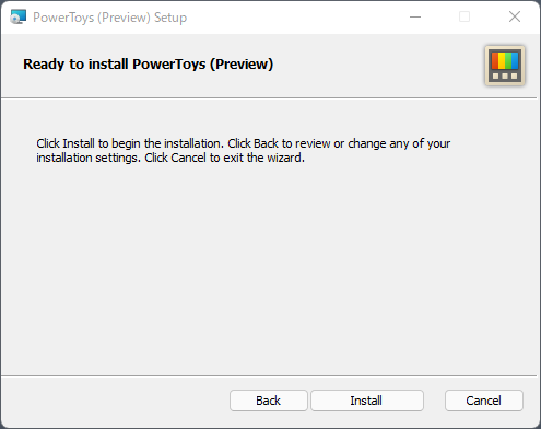 PowerToysインストール4